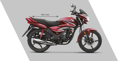 Planet Honda - Shine BS6 Moreseatingspace&_easy_ground_touch